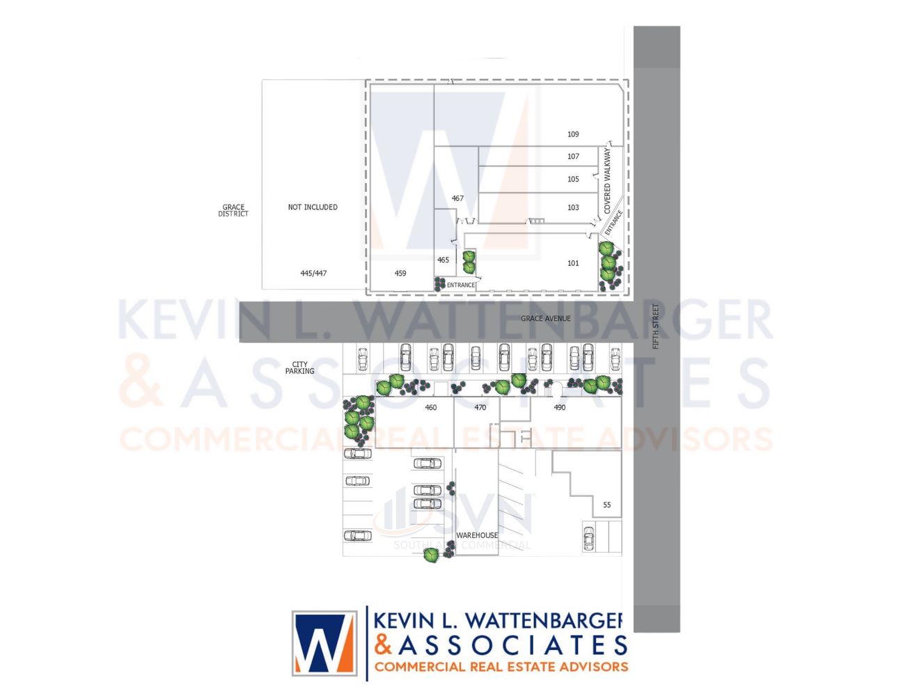 Suite 101 @ Town Centre Office Complex | 3,300 SF | Historic Downtown Panama City: 101 W 5th St, Panama City, FL 32401